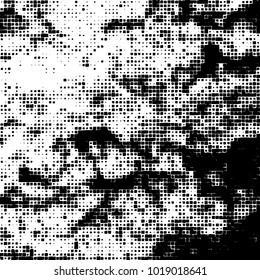 Grunge background of black and white. Abstract monochrome vector pattern