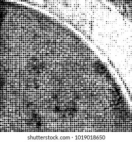 Grunge background of black and white. Abstract monochrome vector pattern