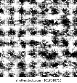 Grunge background of black and white. Abstract monochrome vector pattern