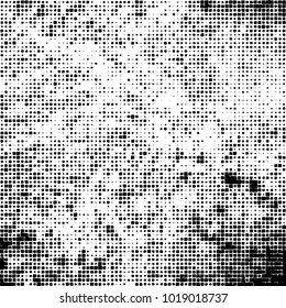 Grunge background of black and white. Abstract monochrome vector pattern