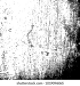 Grunge background of black and white. Abstract monochrome vector pattern