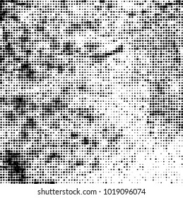 Grunge background of black and white. Abstract monochrome vector pattern