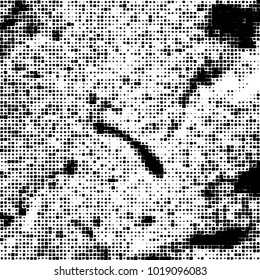 Grunge background of black and white. Abstract monochrome vector pattern