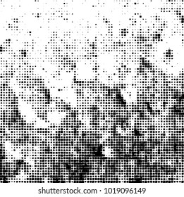 Grunge background of black and white. Abstract monochrome vector pattern
