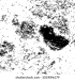 Grunge background of black and white. Abstract monochrome vector pattern