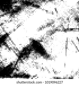 Grunge background of black and white. Abstract monochrome vector pattern