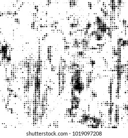 Grunge background of black and white. Abstract monochrome vector pattern