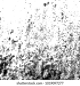 Grunge background of black and white. Abstract monochrome vector pattern
