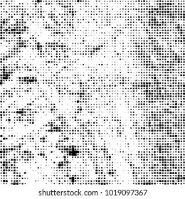 Grunge background of black and white. Abstract monochrome vector pattern