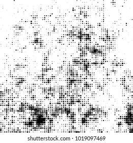 Grunge background of black and white. Abstract monochrome vector pattern