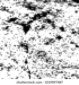 Grunge background of black and white. Abstract monochrome vector pattern