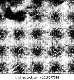 Grunge background of black and white. Abstract monochrome vector pattern