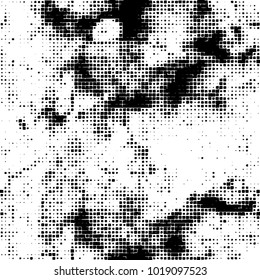 Grunge background of black and white. Abstract monochrome vector pattern
