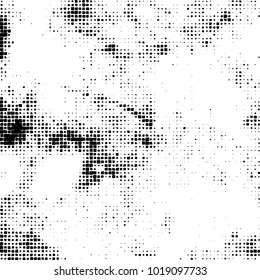 Grunge background of black and white. Abstract monochrome vector pattern