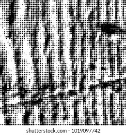 Grunge background of black and white. Abstract monochrome vector pattern