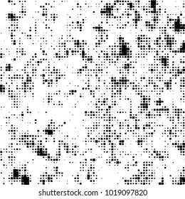 Grunge background of black and white. Abstract monochrome vector pattern