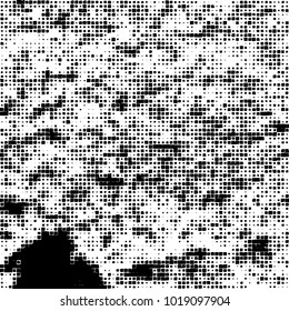 Grunge background of black and white. Abstract monochrome vector pattern