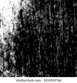 Grunge background of black and white. Abstract monochrome vector pattern