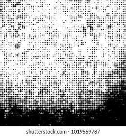 Grunge background of black and white. Abstract monochrome vector pattern