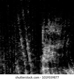 Grunge background of black and white. Abstract monochrome vector pattern