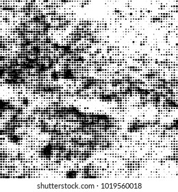Grunge background of black and white. Abstract monochrome vector pattern