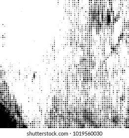Grunge background of black and white. Abstract monochrome vector pattern