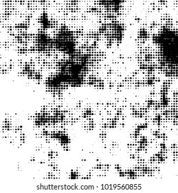 Grunge background of black and white. Abstract monochrome vector pattern