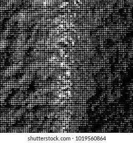 Grunge background of black and white. Abstract monochrome vector pattern