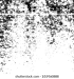 Grunge background of black and white. Abstract monochrome vector pattern