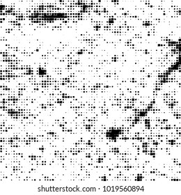 Grunge background of black and white. Abstract monochrome vector pattern