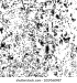 Grunge background of black and white. Abstract monochrome vector pattern