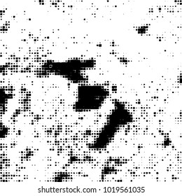Grunge background of black and white. Abstract monochrome vector pattern