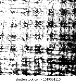 Grunge background of black and white. Abstract monochrome vector pattern