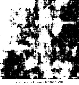 Grunge background of black and white. Abstract monochrome vector pattern