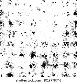 Grunge background of black and white. Abstract monochrome vector pattern