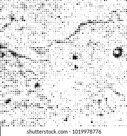 Grunge background of black and white. Abstract monochrome vector pattern