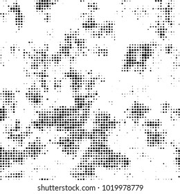 Grunge background of black and white. Abstract monochrome vector pattern