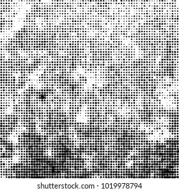 Grunge background of black and white. Abstract monochrome vector pattern
