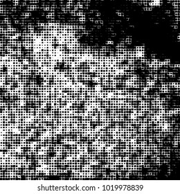 Grunge background of black and white. Abstract monochrome vector pattern