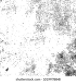 Grunge background of black and white. Abstract monochrome vector pattern