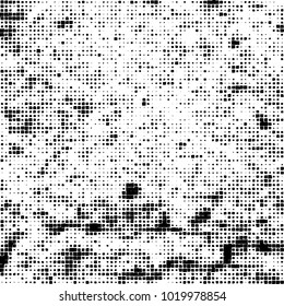 Grunge background of black and white. Abstract monochrome vector pattern