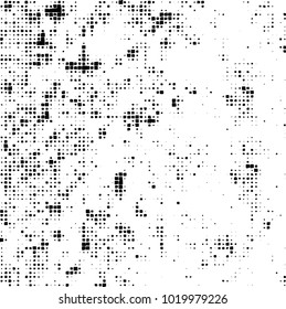 Grunge background of black and white. Abstract monochrome vector pattern