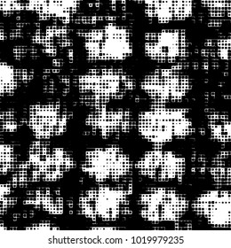 Grunge background of black and white. Abstract monochrome vector pattern