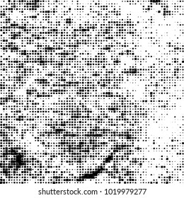 Grunge background of black and white. Abstract monochrome vector pattern