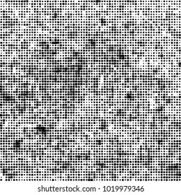 Grunge background of black and white. Abstract monochrome vector pattern