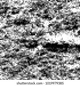 Grunge background of black and white. Abstract monochrome vector pattern