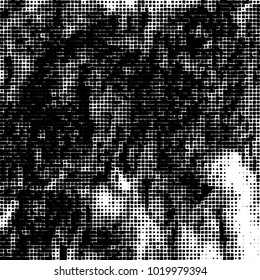 Grunge background of black and white. Abstract monochrome vector pattern