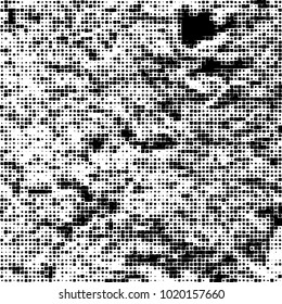 Grunge background of black and white. Abstract monochrome vector pattern