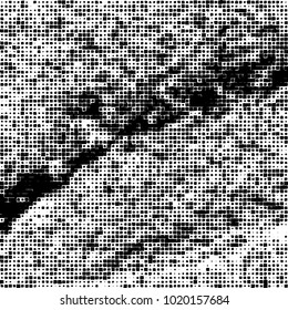Grunge background of black and white. Abstract monochrome vector pattern