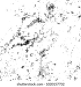 Grunge background of black and white. Abstract monochrome vector pattern